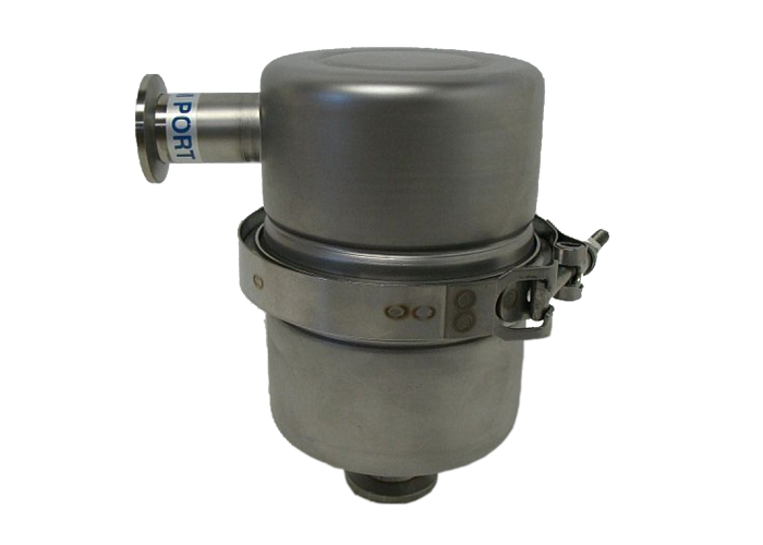 MV335025 Right Angle 4" High Vacuum Trap, NW25 FLUIDX