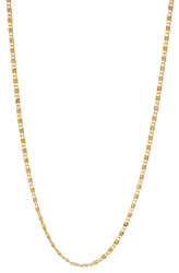 Women's 1.8mm 0.25 mils (6 microns) 24k Yellow Gold Plated Venetian Chain Necklace, 7'-30' + Jewelry Cloth & Pouch (SKU: GL-NC1047)