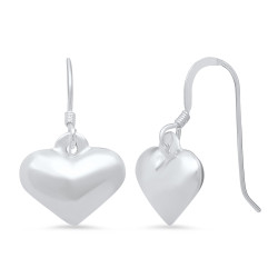 Women's High-Polished .925 Sterling Silver (Nickel Free) Drop Earrings + Jewelry Cloth & Pouch