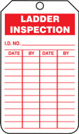 Ladder Inspection Tags - Cardstock (Per PK)