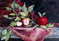 10 x 14.5 End of Season Apples S526-3/500 Original Painting in Watercolor Print by Susan Edgmon