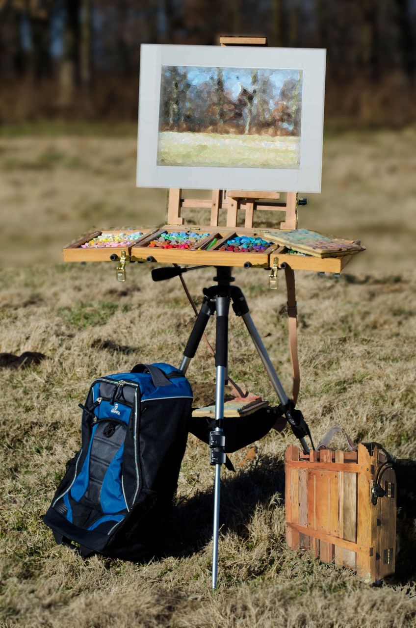 Easel box for Oil and Acrylic- Edgmon Art