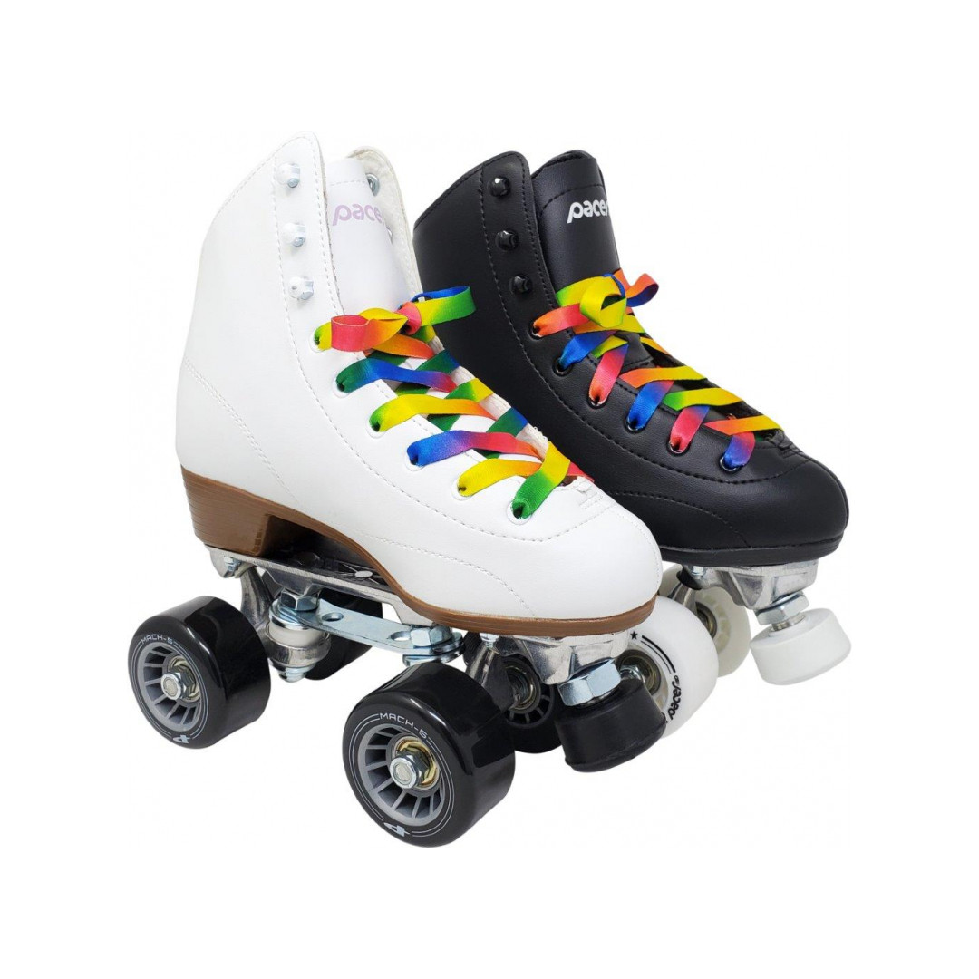 Rainbow Roller Skate Shoelaces | RollerSkateNation.com