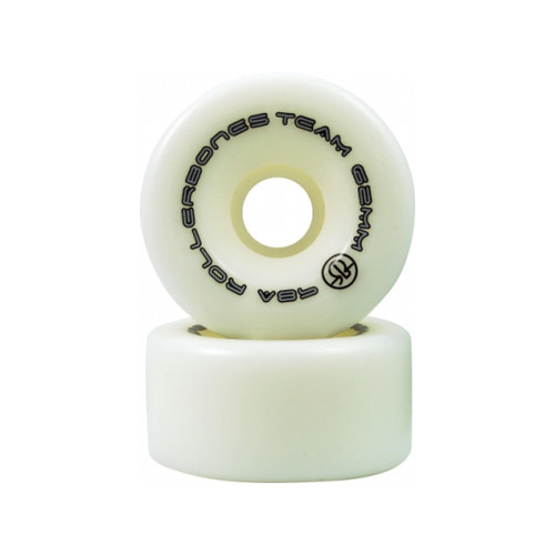 RollerBones Team Logo 98A Recreational Roller Skate Wheels Set of 8 RollerBones Team Logo 98A Recreational Roller Skate Wheels Set of 8