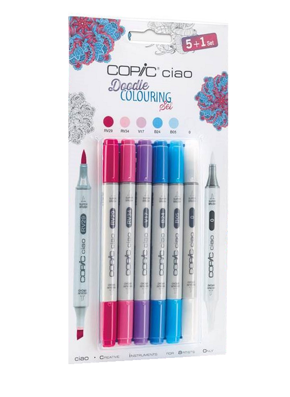 PALE PINKS Set 5 Copic CIAO Markers