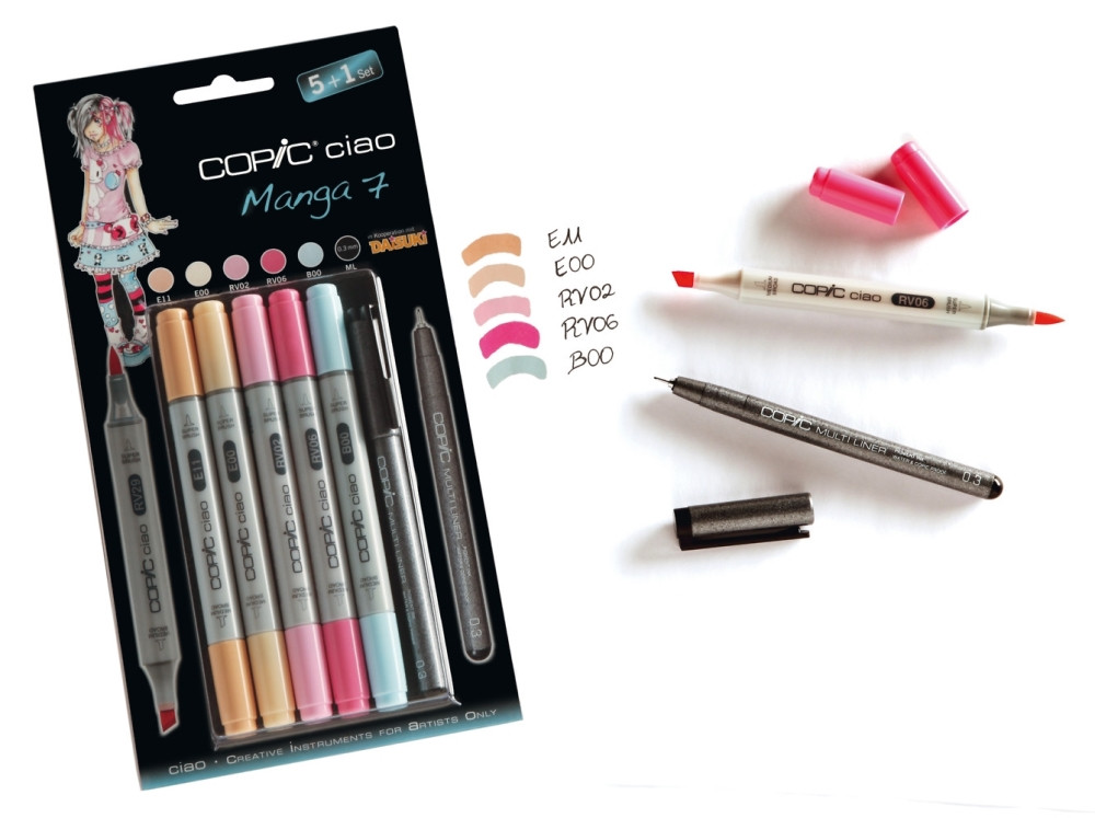 Copic Ciao 5+1 Set Manga 2-22075557