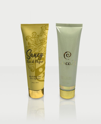 Circa23 and Saucy Eau de Parfum scented lotions