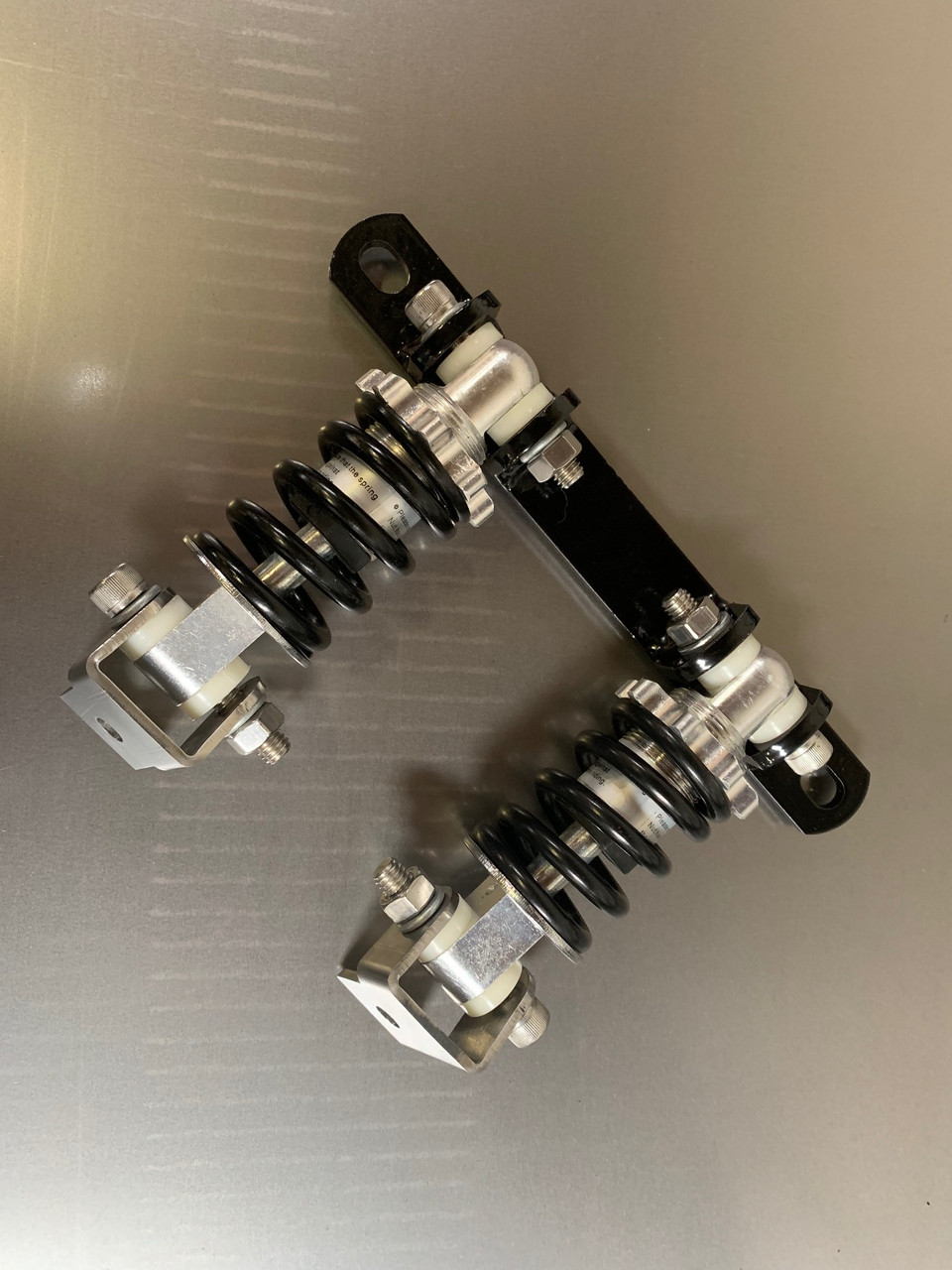 Solo Spring Seat Shock Mount Bracket with 4" Bolt on Spring Shocks