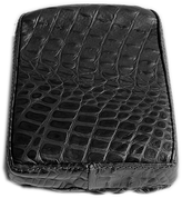 Universal Rear Passenger Pillion Pad - Black Alligator