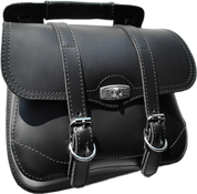 Universal Black Leather Luggage
