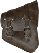 All Softail Models Right Side Solo Saddle Bag Rustic Brown Leather