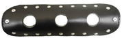  La Rosa Design Universal Muffler Heat Shield - 9" Black with Circle Cut