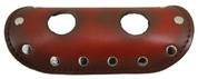 La Rosa Design Universal Muffler Heat Shield - 6" Antique Shedronwith Circle Cut