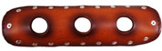 La Rosa Design Universal Muffler Heat Shield - 9" Antique Shedron with Circle Cut
