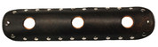 La Rosa Design Universal Muffler Heat Shield - 12" Rustic Brown with Circle Cuts