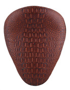 La Rosa Harley-Davidson Chopper Bobber  /Sportster/Softail/Dyna/Touring Bikes  13" Eliminator Solo Seat Brown Alligator