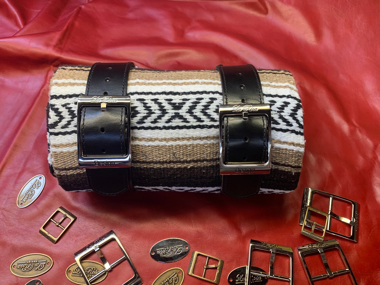 MOTOCYCLE BELT BLANKET HOLDE BIKE, MEXICAN , HAND MADE