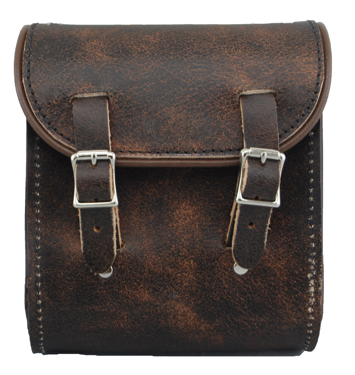 La Rosa Universal Leather Sissy Bar Bag - Rustic Brown - La Rosa Design ...