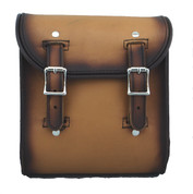 La Rosa Universal Leather Sissy Bar Bag - Antique Tan Leather Plain