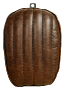 La Rosa Design 2004 and UP Harley Sportster Passenger Seat - Rustic Brown Leather Tuk n Roll