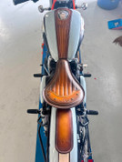 La Rosa Design Leather Fender Bib for the Royal Enfield 350 and 650 Models