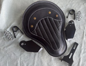 Royal Enfield  Leather Solo Spring Seat and Mounting Kit for the Royal Enfield 350