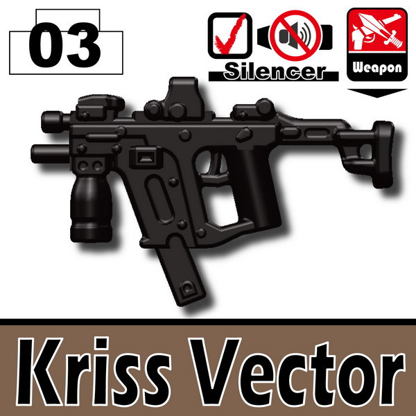 Kriss Vector Smg Modern Brick Warfare Toys