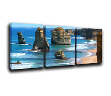 Australia Landscape Canvas Treble Wall Art Print Picture.