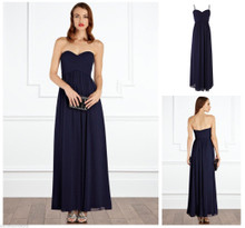 COAST TANYA NAVY BLUE MAXY GOWN DRESS BRIDESMAID PROM PARTY SIZE 14 NEW RRP £170