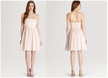 COAST VIELLE BANDEAU STRAPLESS DRESS BLUSH SOFT PINK SIZE 10 RRP £160