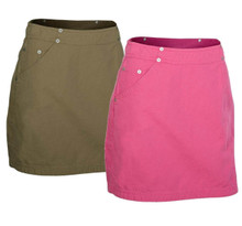 PER UNA M&S COTTON DENIM PINK / KHAKI GREEN SHORT MINI SKIRT SIZE 8 10 12 14