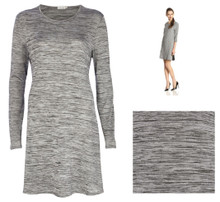 RIVER ISLAND GREY MARL FIT & FLARE SKATER SWING DRESS SIZE 6 8 10 12 14 16 NEW