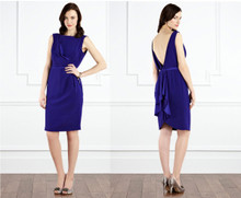 COAST VIOLET PURPLE CLAUDETTE CREPE COCKTAIL PARTY DRESS SIZE 6 NEW RRP £150