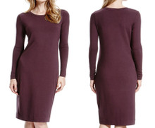 M&S MARKS & SPENCER&apos;S BURGUNDY RED JERSEY BODYCON DRESS 8 10 12 14 16 18 REG TAL
