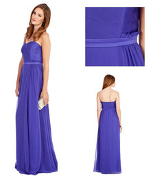 COAST PURPLE HAIDEE CHIFFON MAXI DRESS GOWN SIZE 10 NEW RRP £170