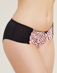 PANACHE SCULPTRESSE BELLISE SHORT BLACK & CORAL SIZE 14 NEW RRP £18