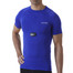 T-Shirt Blue + HRM front view