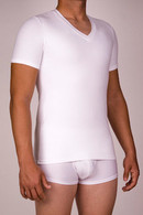 Men's V Neck Compression Undershirt