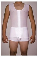 Post Surgical Short Sleeved Gynecomastia Compression Vest MD APPROVED 