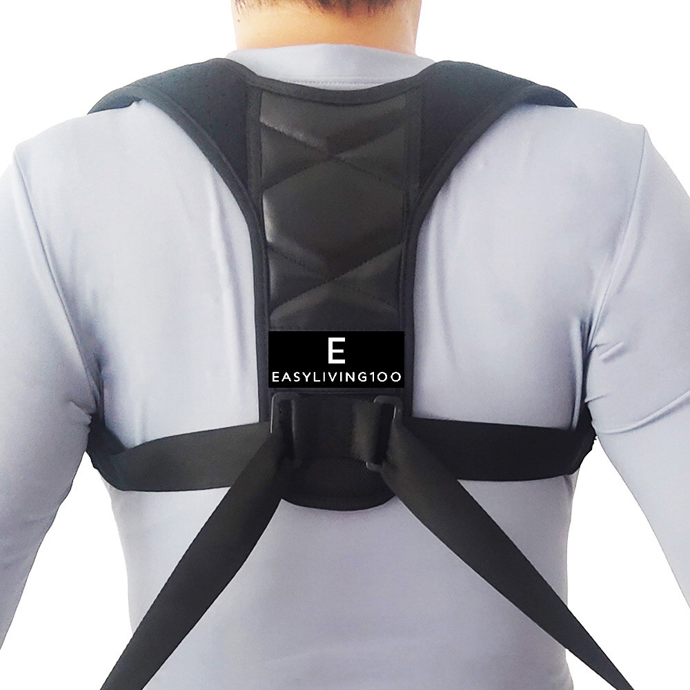 Posture Corrector for Men and Women,TADAMI Designed Adjustable Upper Back Brace for Clavicle Support and Providing Pain Relief from Neck Back and Shoulder