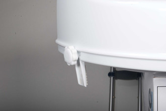 Raised Toilet Seat with Lock and Lid