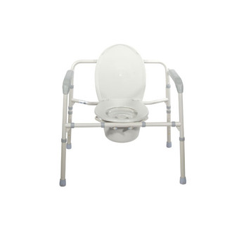 Heavy Duty Bariatric Folding Bedside Commode Seat