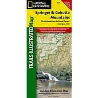 National Geographic Map - Springer and Cohutta Mountains Trail