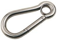 Snap Hook with Eye 2-3/8" AISI 316 Stainless