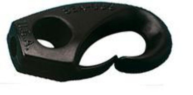 Shock Cord Clip 5/16" Black Nylon