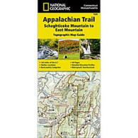 National Geographic Map - Appalachian Trail - Schaghticoke Mountain to East Mountain