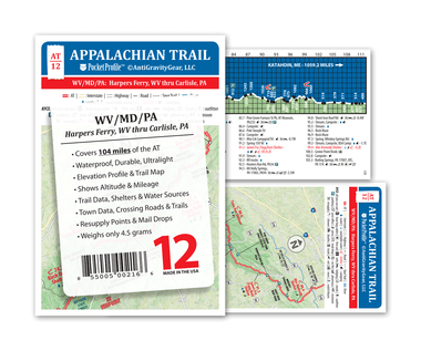Appalachian Trail Map AT-12