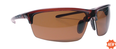 Reflekt Unsinkable Polarized Sunglasses Vapor - Caramel with Color Blast Brown Lens