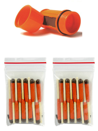 Bundle UCO Orange Match Case + Stormproof Matches (20)