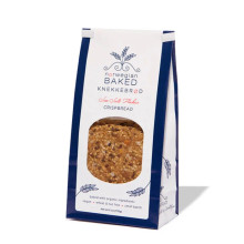 Norwegian Baked Knekkebrod with Sea Salt Flakes